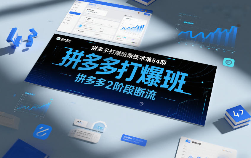 拼多多打爆班原创技术第54期，拼多多2阶段断流-灵感工坊云网创