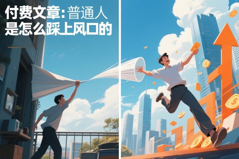 付费文章：普通人是怎么踩上风口的-灵感工坊云网创