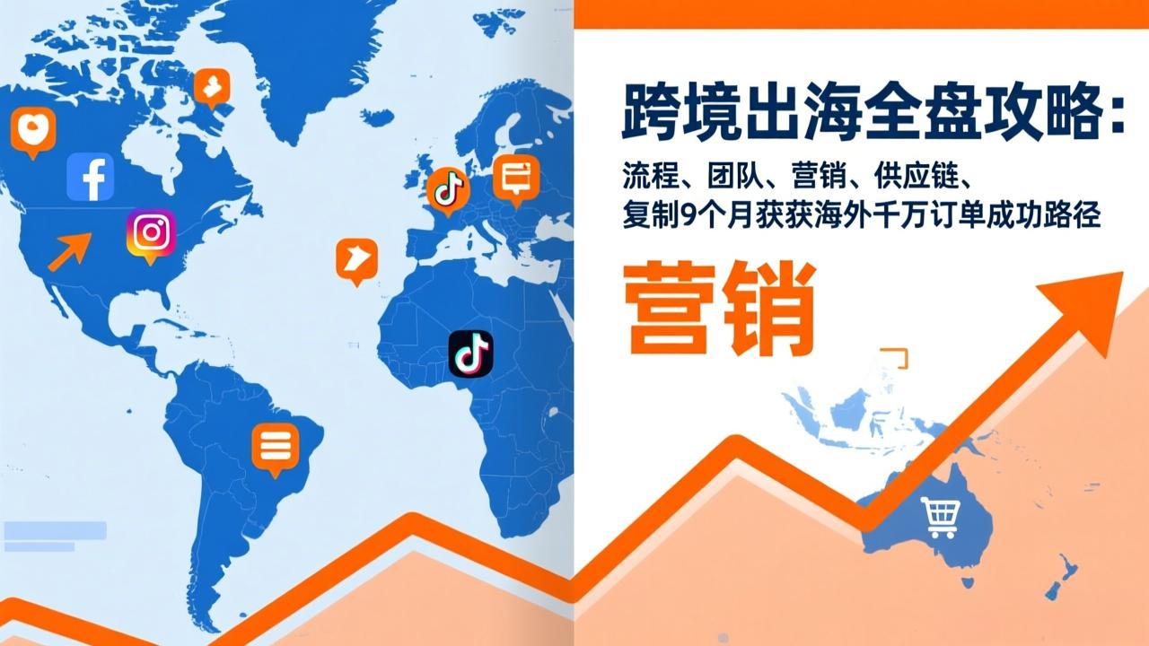 跨境出海全盘攻略：流程，团队，营销，供应链，复制9个月斩获海外千万订单成功路径-灵感工坊云网创